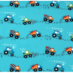 Biojersey Janeas Baustelle blue curacao